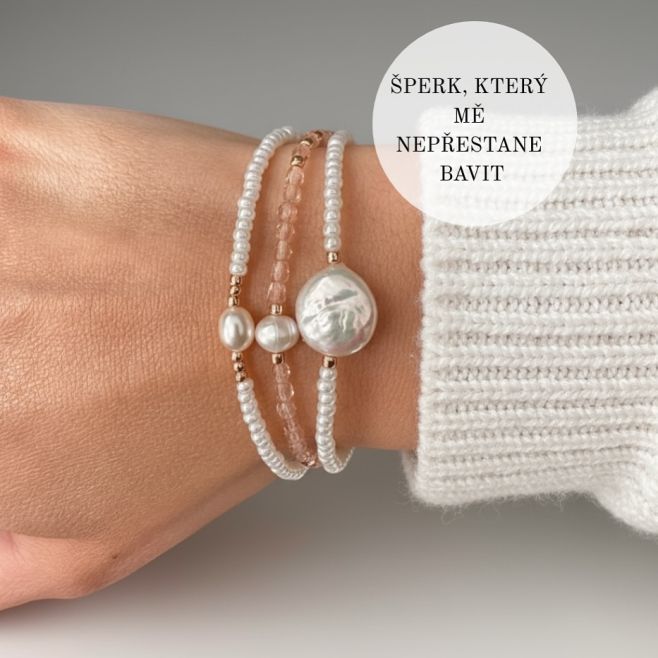 Šperk, který nikdy nezůstane doma ve šperkovnici. Nezapomenete na něj, protože ho budete milovat. Bude Vaším každodenním...